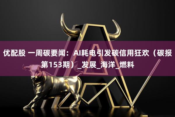 优配股 一周碳要闻：AI耗电引发碳信用狂欢（碳报第153期）_发展_海洋_燃料