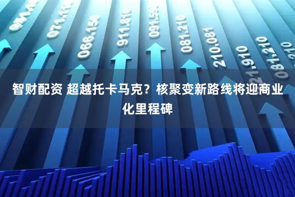 智财配资 超越托卡马克？核聚变新路线将迎商业化里程碑