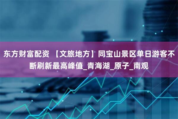 东方财富配资 【文旅地方】同宝山景区单日游客不断刷新最高峰值_青海湖_原子_南观